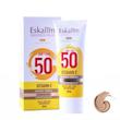 کرم ضد آفتاب رنگی دست و صورت اسکالیم SPF 50 مدل 03 محافظ UVA ، UVB ‌مناسب برای انواع پوست حجم 50 میلی‌لیتر