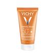 کرم ضدآفتاب بی رنگ ویشی spf 50 مدل velvety protective مناسب پوست های نرمال تا خشک حجم 50 میلی لیتر
