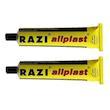 چسب همه کاره رازی مدل allplast 2022 حجم 100 میلی لیتر بسته 2 عددی
