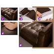 چسب چرمی نادیاهوم مدل brown20 طول 1 متر