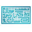 دیوارکوب آرتافرین مدل  کتیبه شعر نیست نشان زندگی تا نرسد نشان تو 02