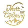 دیوارکوب آرتافرین مدل Never stop exploring