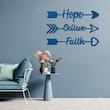 دیوارکوب آرتافرین مدل Believe Faith Hope مجموعه 3 عددی