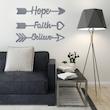 دیوارکوب آرتافرین مدل Believe Faith Hope مجموعه 3 عددی