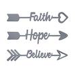 دیوارکوب آرتافرین مدل Believe Faith Hope مجموعه 3 عددی
