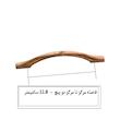 دستگیره کابینت و کمد مدل SDN128 بسته 2 عددی