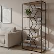 کتابخانه چهار طبقه مدل نیم کندویی