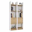 کتابخانه 4 طبقه مدل ایستاده دو درب
