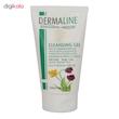 ژل شستشو صورت درمالاین مدل Rose water حجم 150 میلی لیتر