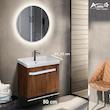کابینت روشویی آزالیا مدل کایرا BC05 به همراه آینه بک لایت نوردار