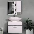 ست کابینت و روشویی مدل 8010 به همراه آینه باکس