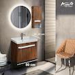 کابینت روشویی آزالیا مدل کایرا BC04 به همراه آینه بک لایت نوردار و باکس