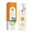 اسپری ضد آفتاب بدون رنگ صورت و بدن سادور SPF 50 مدل Refreshing محافظ UVA ، UVB و +++PA مناسب برای انواع پوست حجم 90 میلی لیتر