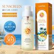 اسپری ضد آفتاب بدون رنگ صورت و بدن سادور SPF 50 مدل Refreshing محافظ UVA ، UVB و +++PA مناسب برای انواع پوست حجم 90 میلی لیتر