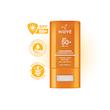ضدآفتاب استیکی بی‌رنگ صورت، گردن، لب نوو SPF 50 مدل هیالورونیک اسید محافظ در برابر UVA + UVB مناسب برای انواع پوست حجم ۱۸ میلی‌لیتر