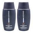 کرم ضد آفتاب بدون رنگ ژیناژن SPF 50 مدل 3in1 ‌محافظ UVA ،UVB ضد حساسیت، ضد چروک و ضد پیری، مناسب انواع پوست‌ حجم 50 میلی‌لیتر مجموعه دو عددی