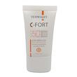  فلوئید ضد آفتاب بی رنگ درمالیفت SPF 50 مدل C-Fort ‌محافظ UVA ،UVB و PA++++، حاوی ویتامین C، ضد پیری، مناسب انواع پوست‌ حجم 40 میلی‌لیتر