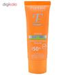 کرم ضد آفتاب رنگی اویدرم SPF50 مدل Evisun مناسب پوست های چرب حجم 40 میلی لیتر 