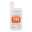 فلوئید ضد آفتاب بی‌رنگ صورت و بدن سان سیف SPF 50 مدل Solar ‌محافظ در برابر اشعه UVA و UVB مناسب برای پوست حساس و چرب حجم 50 میلی‌لیتر