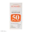 فلوئید ضد آفتاب بی‌رنگ صورت و بدن سان سیف SPF 50 مدل Solar ‌محافظ در برابر اشعه UVA و UVB مناسب برای پوست حساس و چرب حجم 50 میلی‌لیتر