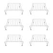 نظم دهنده کابینت مدل  versa بسته 6 عددی