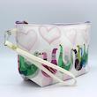 کیف لوازم آرایش زنانه طرح کبوتر کد IDM 268