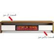 میز تلویزیون مدل 160sh مناسب برای تلویزیون تا 55 اینچ