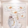 پوستر دیواری سه بعدی مدل گلدان DRVF1155