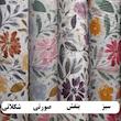 کاور تشک مهمان کتان نخ پانیذ پود مدل روناک کد P120-1 یک نفره سایز 192x92 سانتی‌متر