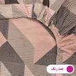 ملحفه پانیذ پود مدل چهل تکه کد A106-2 دو نفره سایز 140x200 سانتی متر