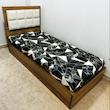 ملحفه ناتوسا مدل هندسی یک نفره سایز 140x240 سانتی متر