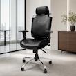 صندلی اداری سیتریکس مدل SIT3/SA2 چرم و پارچه تنفسی