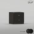 میز پاتختی اعیان مدل FH1030 دو عدد کشو