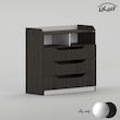 دراور اعیان مدل FH990 سه عدد کشو