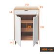 جاکفشی دو طبقه هیراد مدل H109