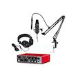 میکروفون استودیویی جم آدیو مدل GA-800 به همراه کارت صدا و هدفون مانیتورینگ