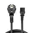 کابل برق سه پین منبع تغذیه کامپیوتر فرانت مدل FN-PPCB18 IEC C13 طول 1.8 متر