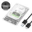 باکس تبدیل SATA به USB 3.0 هارددیسک 2.5 اینچ مدل شیشه‌ای