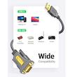 کابل تبدیل USB به DB9-RS232 یوگرین مدل CR107-20218 طول 1 متر