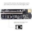 رایزر کارت گرافیک تبدیل PCI EXPRESS X1 به X16 مدل 8 خازن 009s plus 