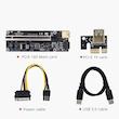 رایزر کارت گرافیک تبدیل PCI EXPRESS X1 به X16 مدل 8 خازن 009s plus 