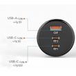 شارژر فندکی 160 وات الدینیو مدل ‌C102 به همراه کابل usb-C