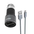 شارژر فندکی الدینیو مدل C403 به همراه کابل تبدیل microUSB