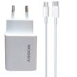 شارژر دیواری آرسون مدل AN-W20W به همراه کابل تبدیل MicroUSB