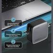 شارژر دیواری ۱۰۰ وات ۴ پورت الدینیو مدل Q408 به همراه کابل USB-C