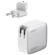 شارژر دیواری ۱۰۰ وات ۴ پورت الدینیو مدل Q408 به همراه کابل USB-C