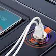  شارژر فندکی الدینیو مدل C506Q-30W به همراه کابل تبدیل USB-C