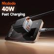 شارژر دیواری 40 وات مک دودو مدل CH-4280 به همراه کابل متصل به بدنه USB-C