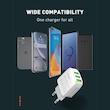 شارژر دیواری 17 وات الدینیو مدل A3312 به همراه کابل تبدیل USB-C