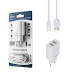  شارژ دیواری ریمکس مدل RP-U35 به همراه کابل تبدیل USB-C